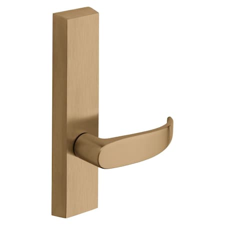 Sargent Grade 1 Exit Device Trim, Passage Function, For Rim 8800 and NB8700 Series Devices, P Lever, RHR,  715-8 ETP RHRB 10